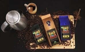 Coffee product photography
